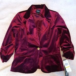 Xoxo red alert  blazer
